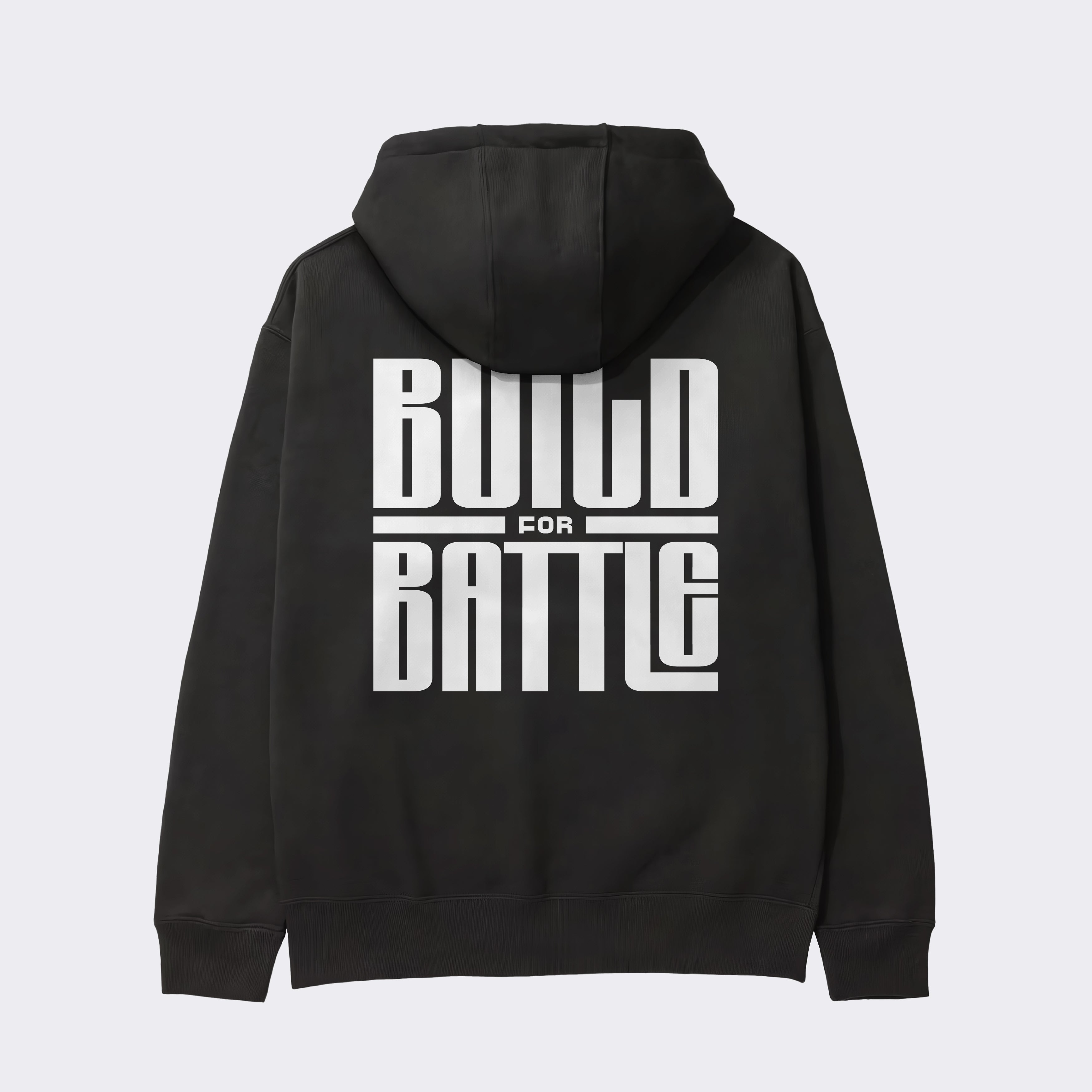 "BUILT FOR BATTLE" Heavy Zip Hoodie