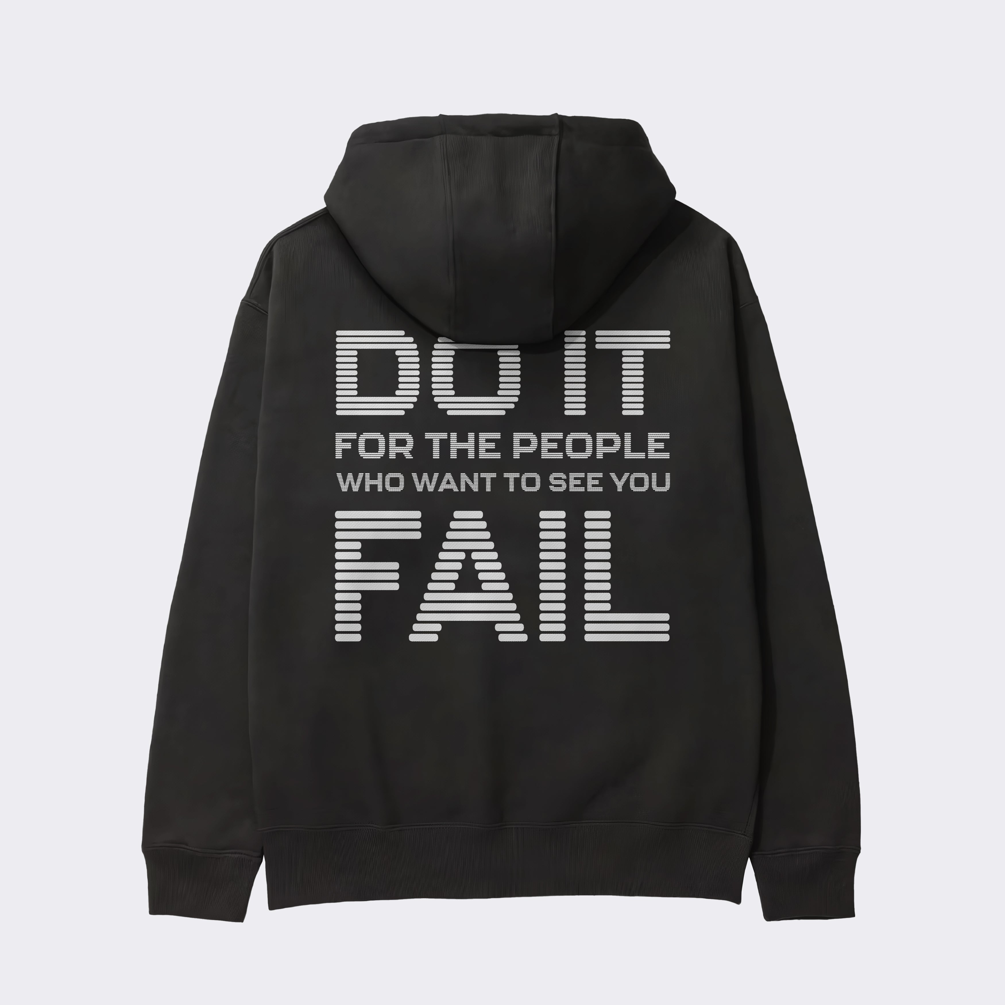 "DO IT FOR THE PEOPLE" Heavy Zip Hoodie
