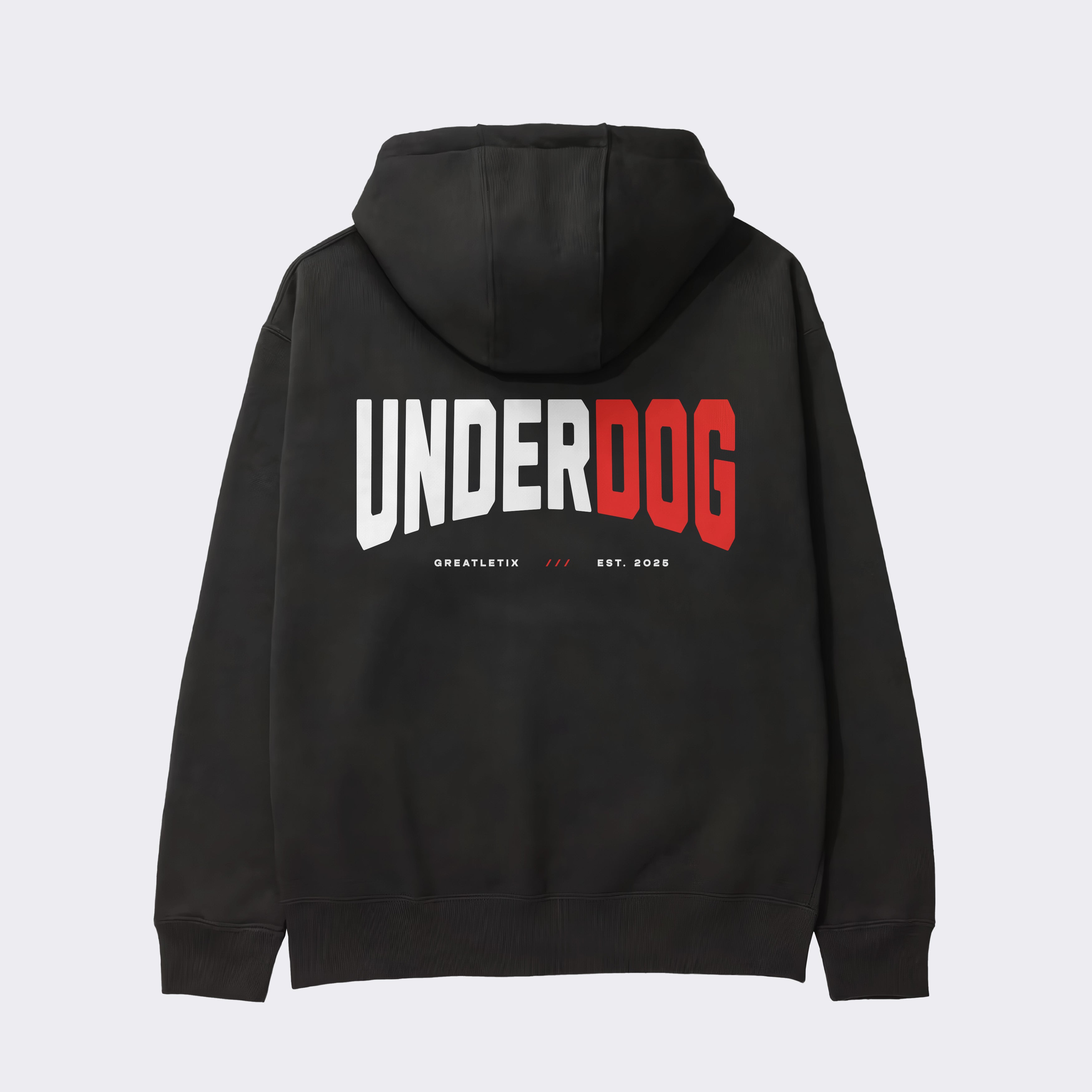 "UNDERDOG" Heavy Zip Hoodie