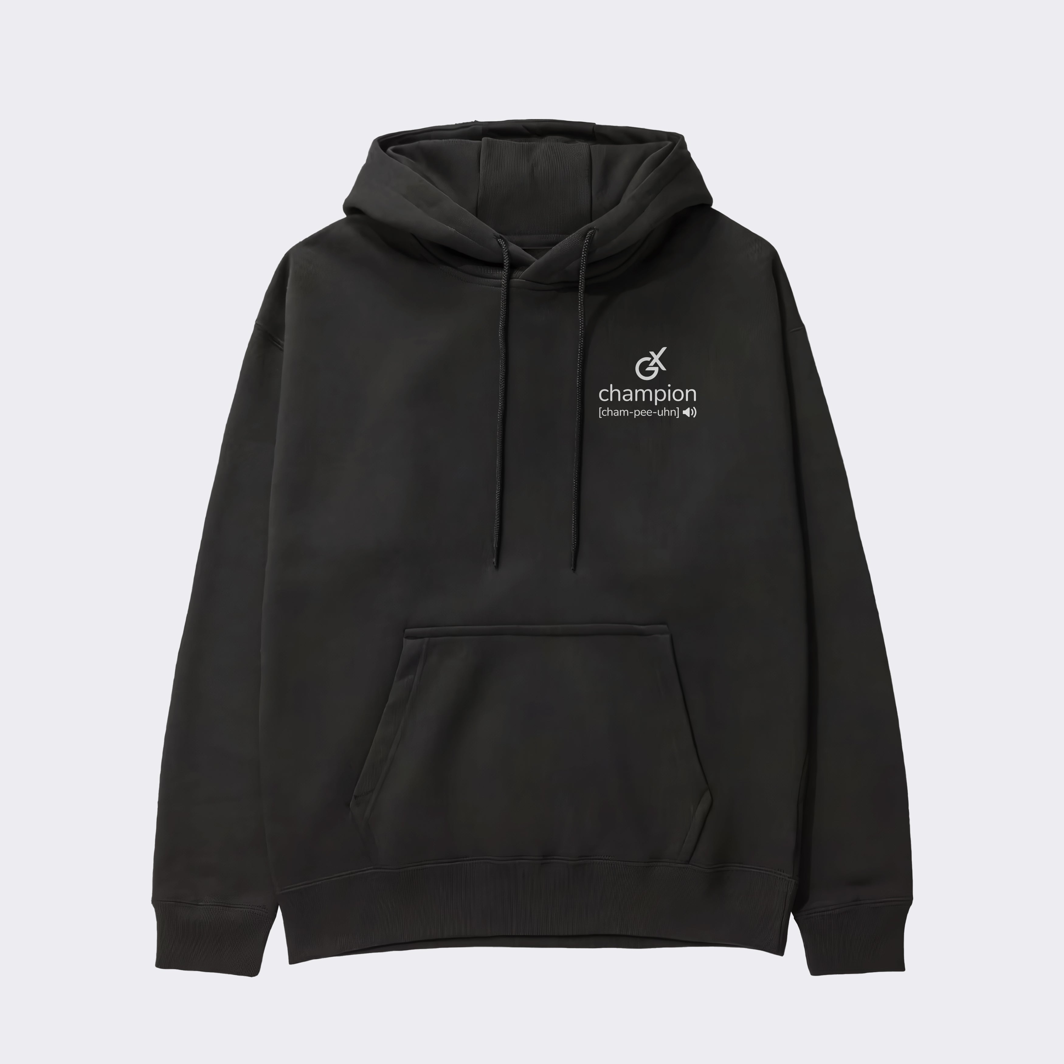 "CHAMPION DEFINITION" Heavy Hoodie