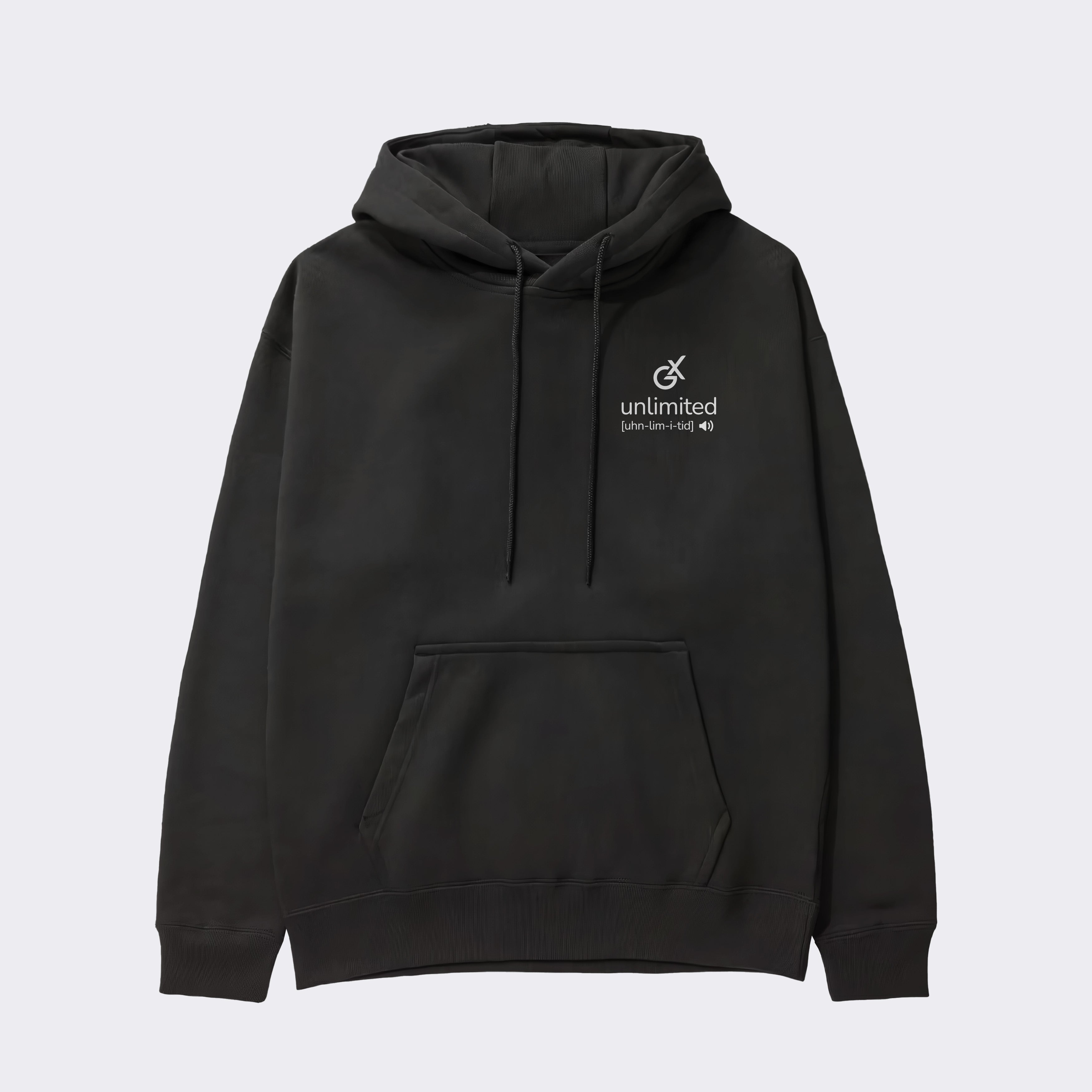 "UNLIMITED DEFINITION" Heavy Hoodie