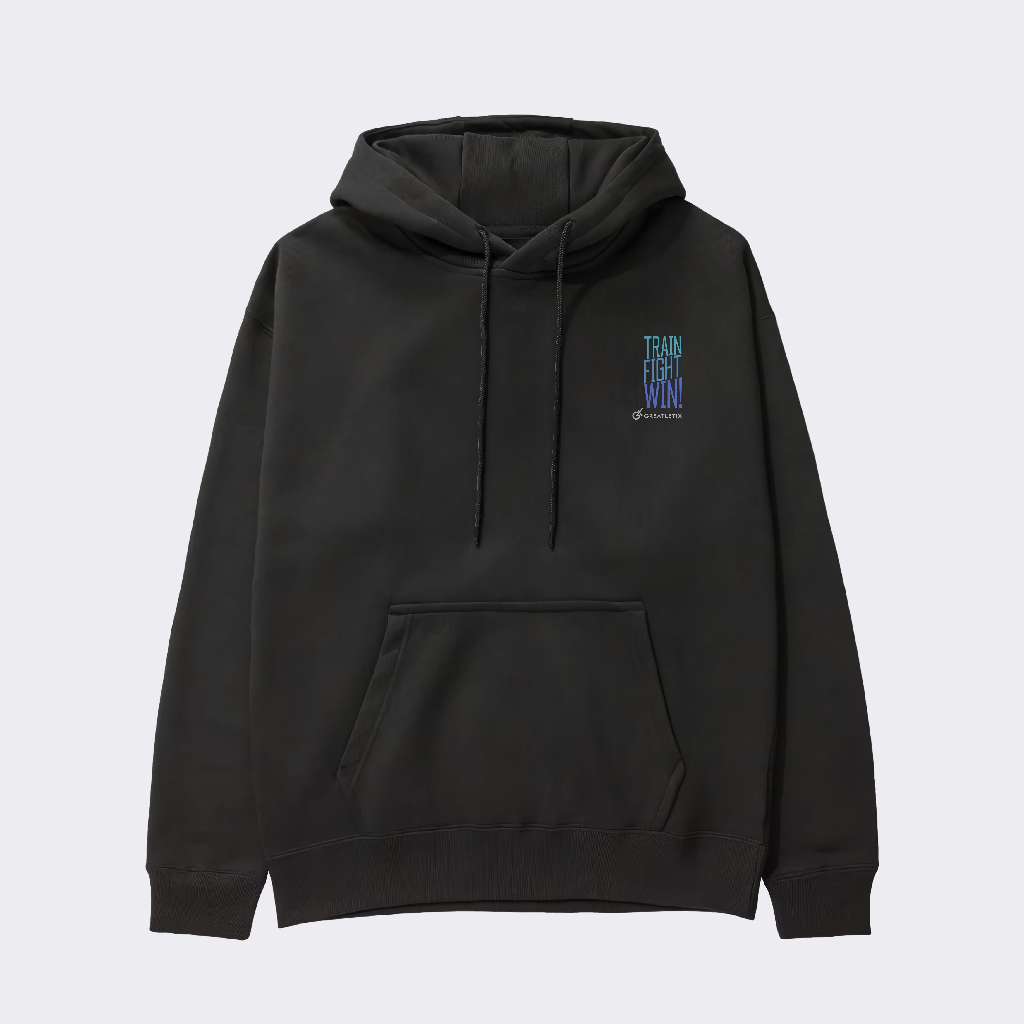 "TRAIN FIGHT WIN" Heavy Hoodie