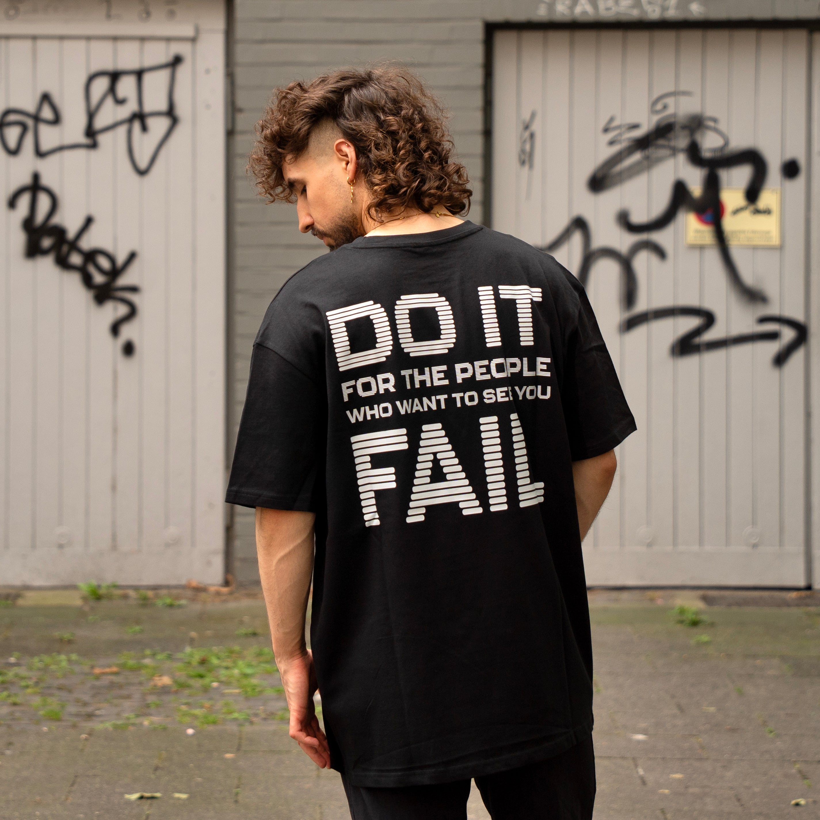 "DO IT FOR THE PEOPLE" Oversize-Shirt