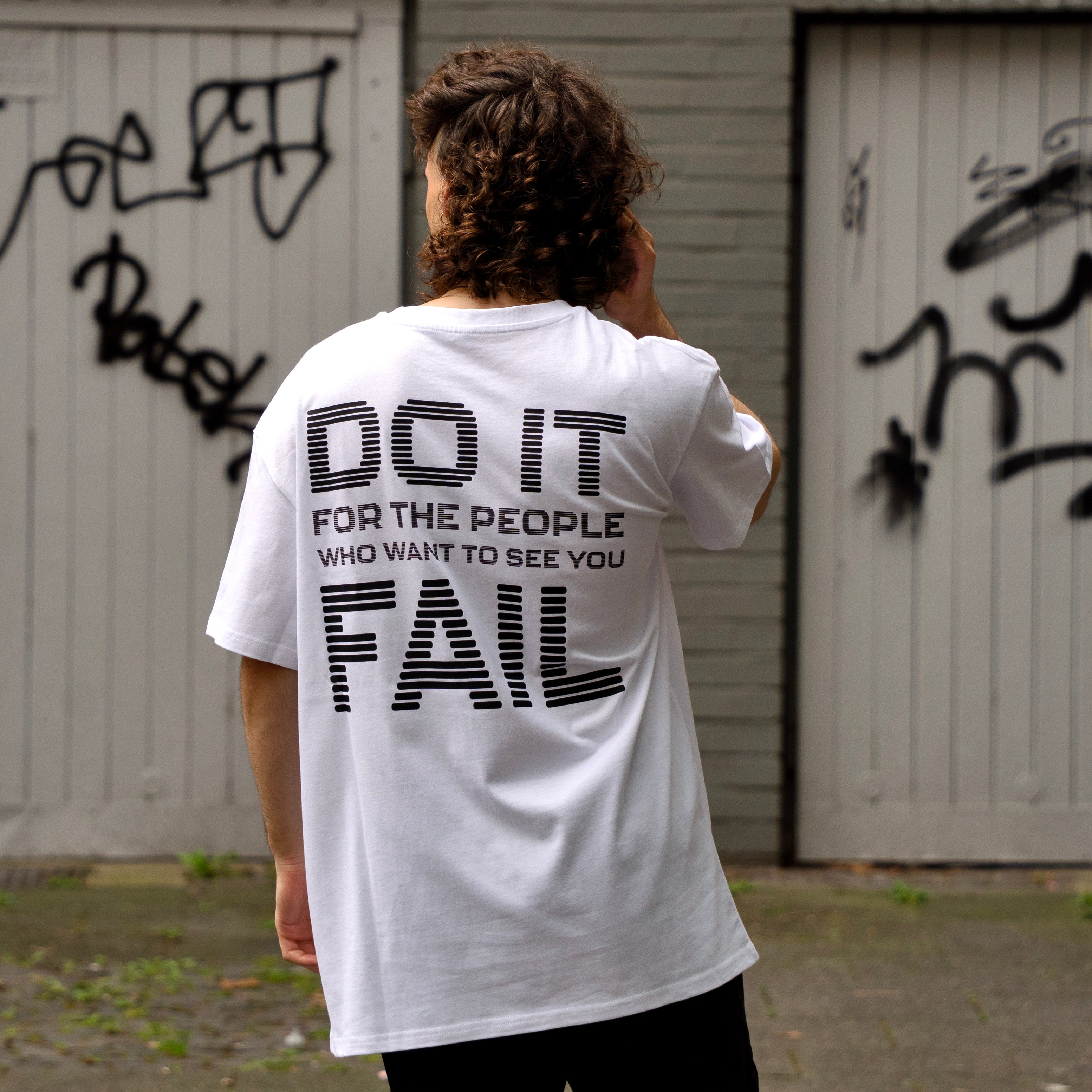 "DO IT FOR THE PEOPLE" Oversize-Shirt