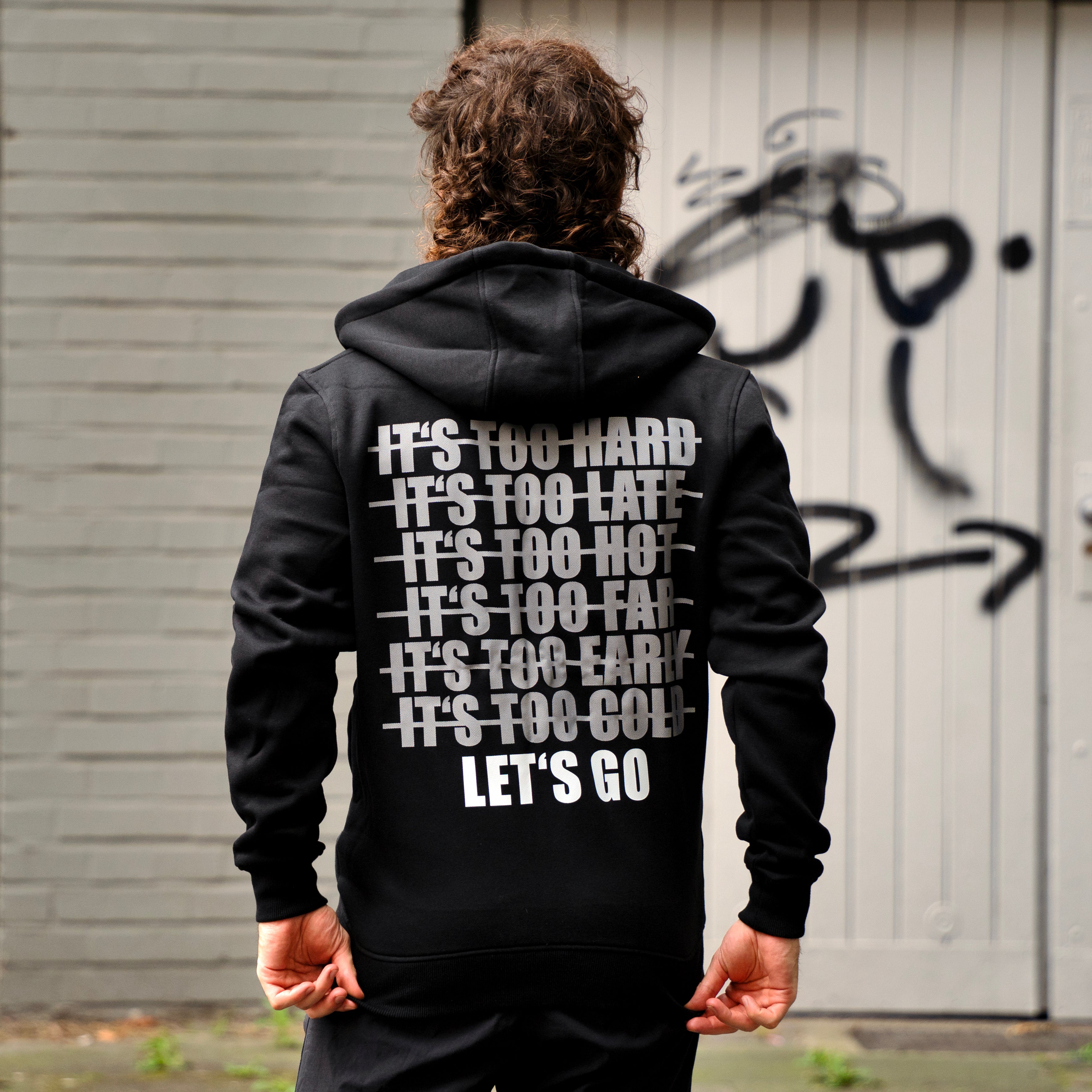 "IT'S TOO ... LET'S GO" Heavy Zip Hoodie