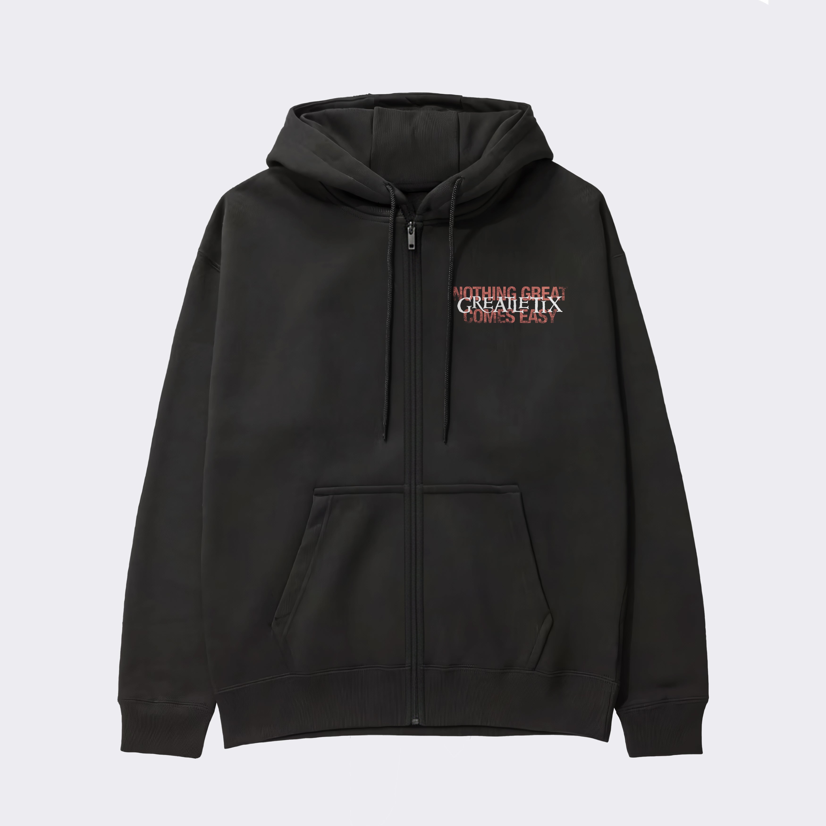 "FIGHT KILLS LIMITS" Heavy Zip Hoodie